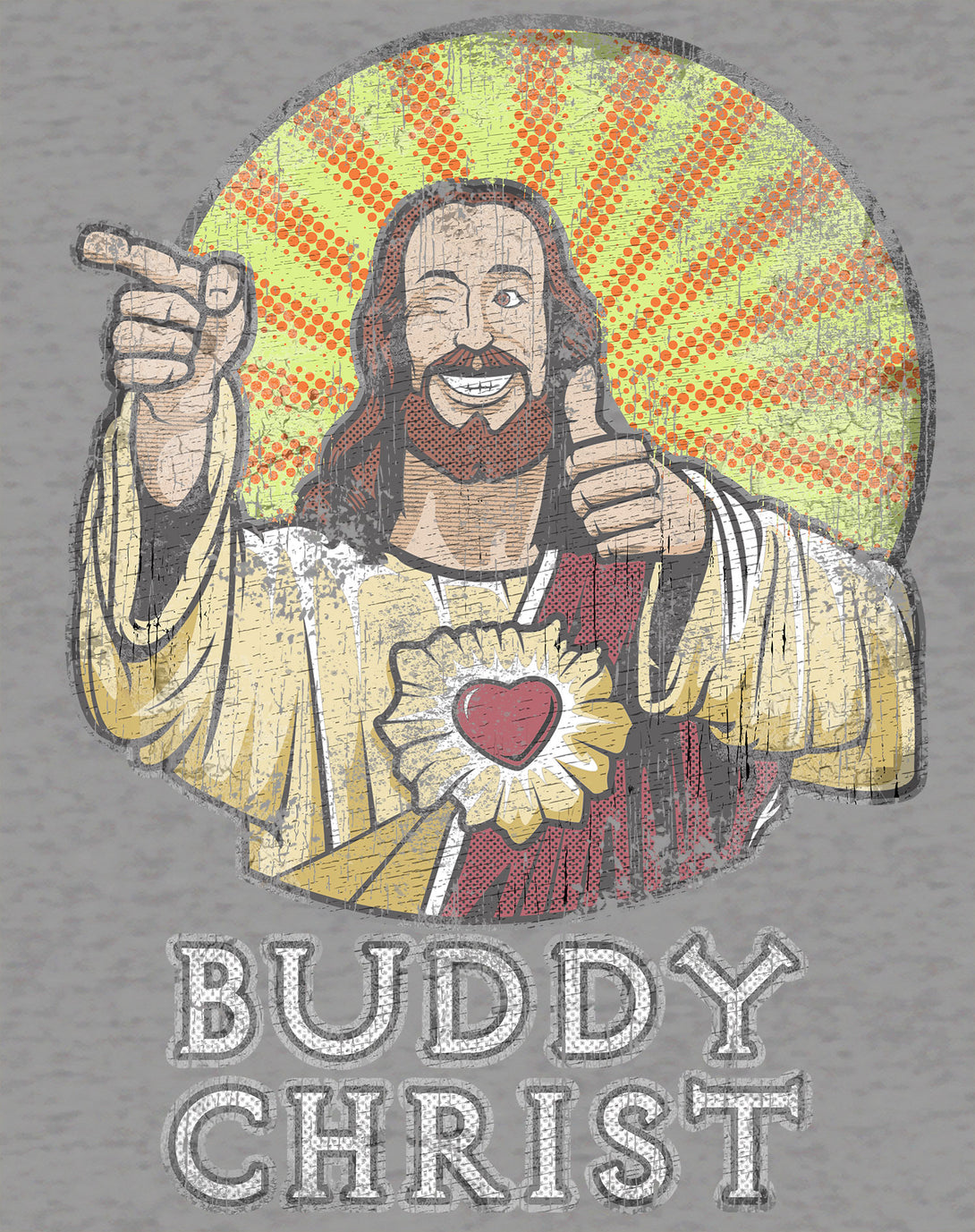 Kevin Smith View Askewniverse Buddy Christ Got Summer Vintage Variant Official Women's T-Shirt Sports Grey - Urban Species Design Close Up