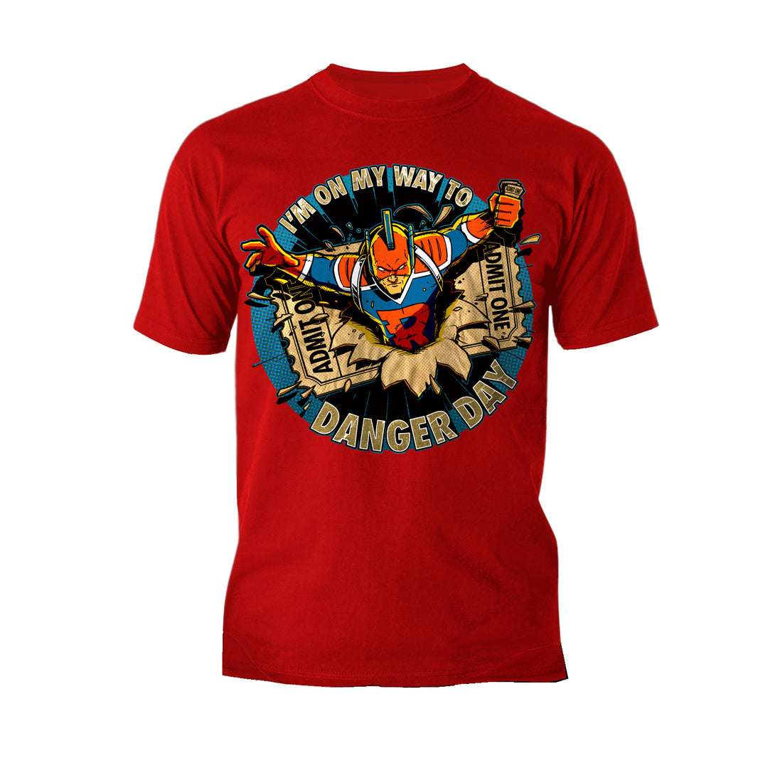 Kevin Smith View Askewniverse Danger Days Logo LDN Edition Official Men's T-Shirt Red - Urban Species