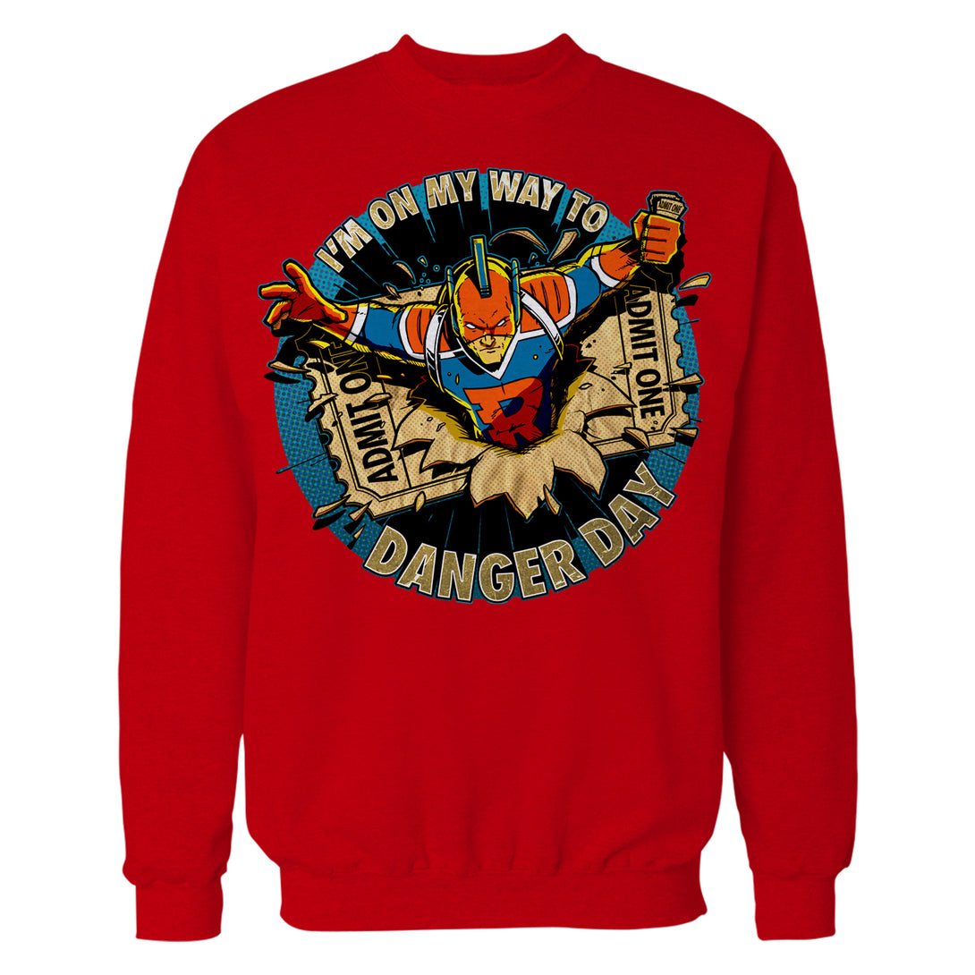 Kevin Smith View Askewniverse Danger Days Logo LDN Edition Official Sweatshirt Red - Urban Species