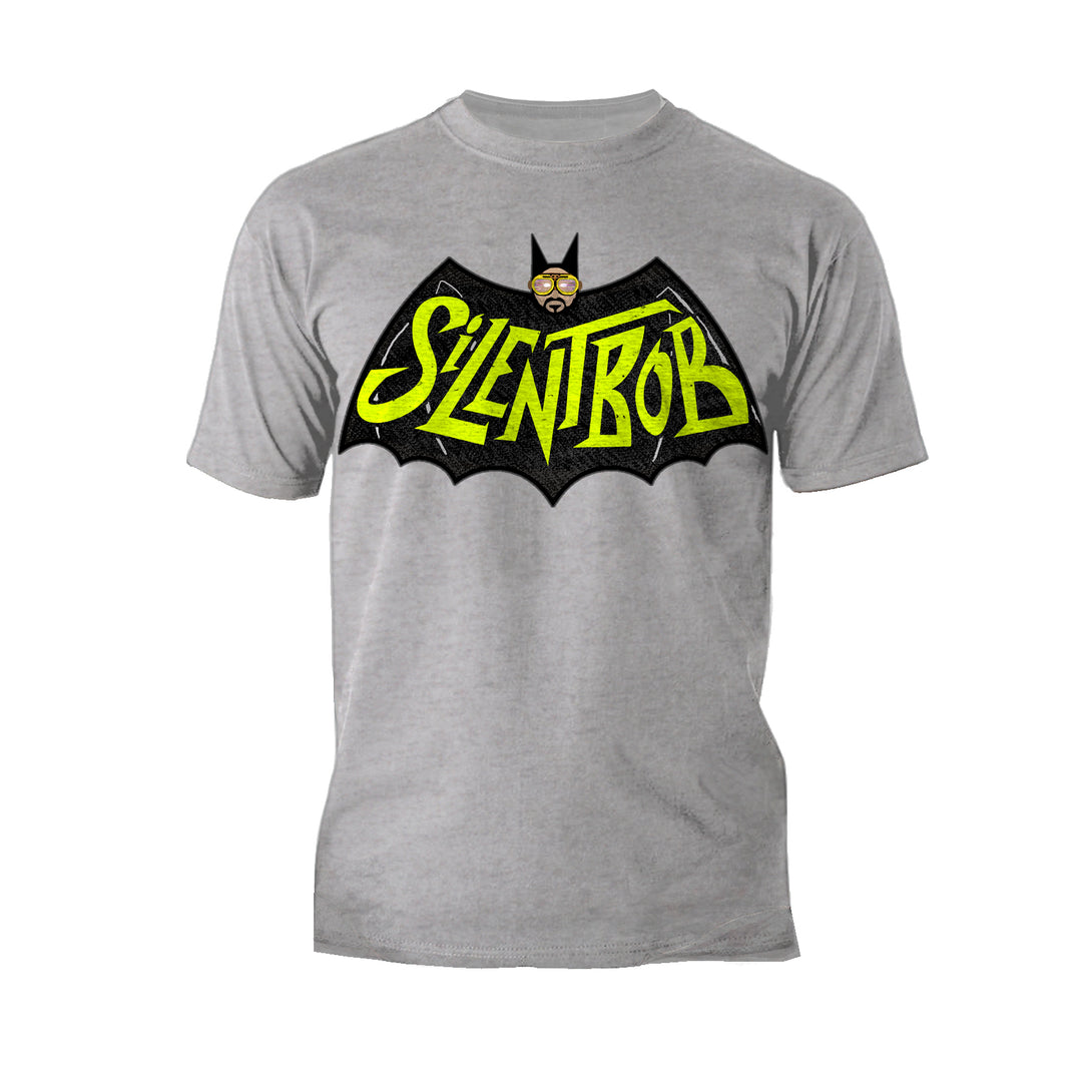 Kevin Smith View Askewniverse Logo Silent Bat Bob Official Men's T-Shirt Sports Grey - Urban Species