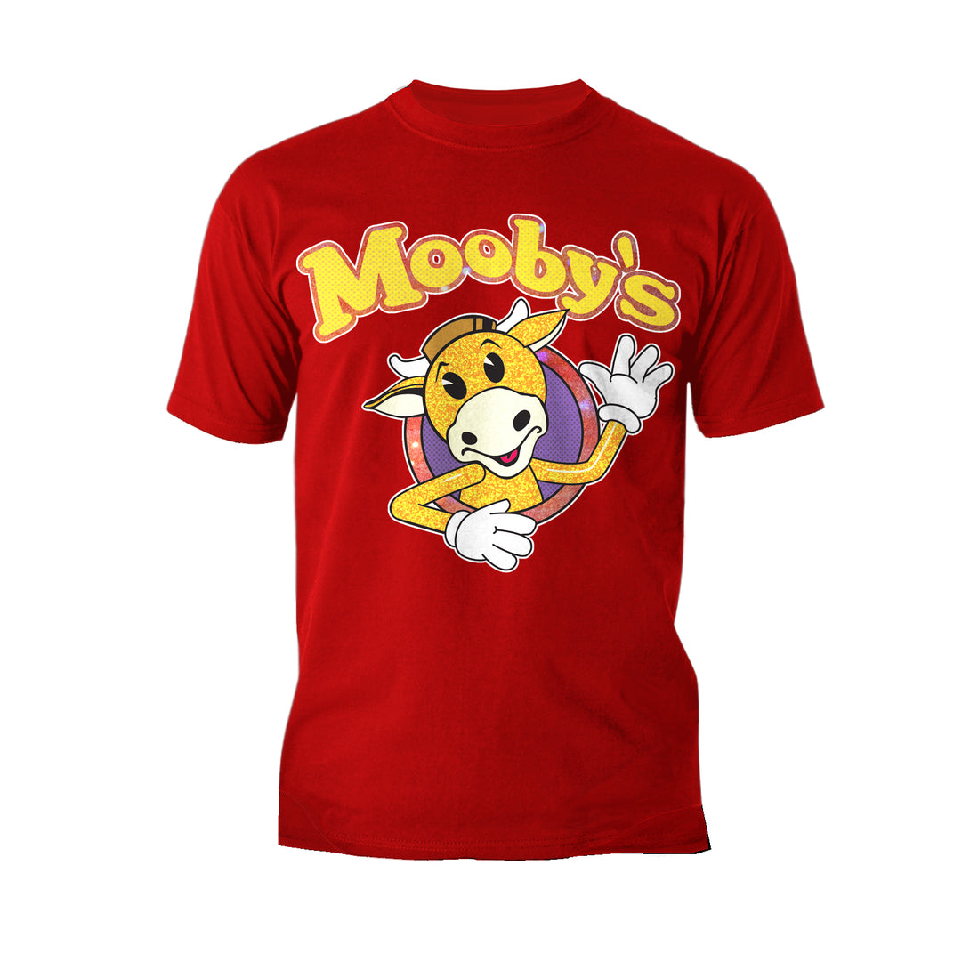 Kevin Smith View Askewniverse Mooby's Logo Golden Calf Edition Official Men's T-Shirt Red - Urban Species
