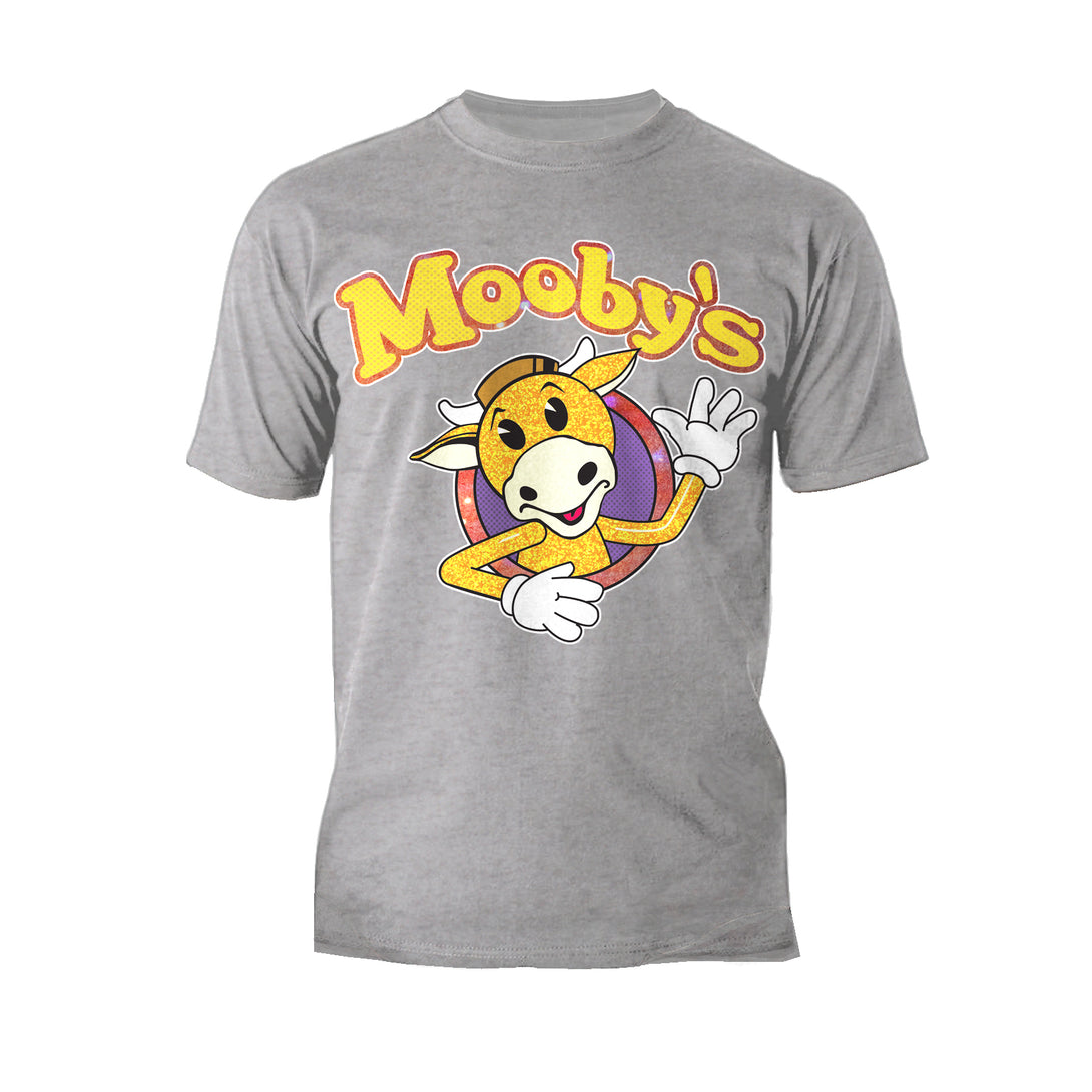 Kevin Smith View Askewniverse Mooby's Logo Golden Calf Edition Official Men's T-Shirt Sports Grey - Urban Species