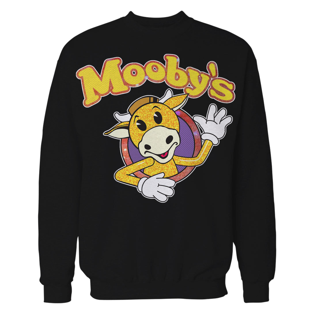 Kevin Smith View Askewniverse Mooby's Logo Golden Calf Edition Official Sweatshirt Black - Urban Species