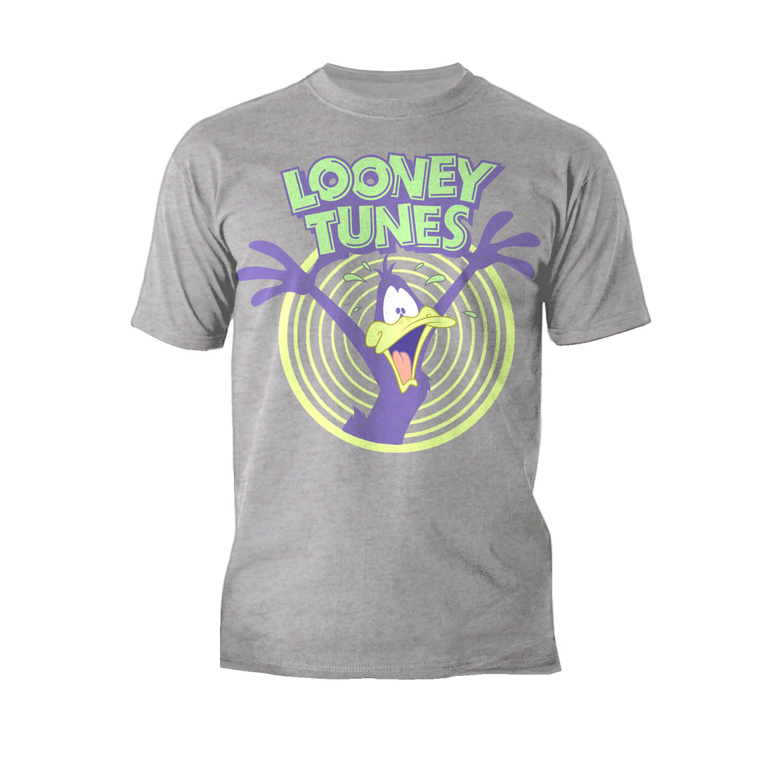 Looney Tunes Daffy Duck Logo Crazy Official Men's T-shirt Sports Grey - Urban Species