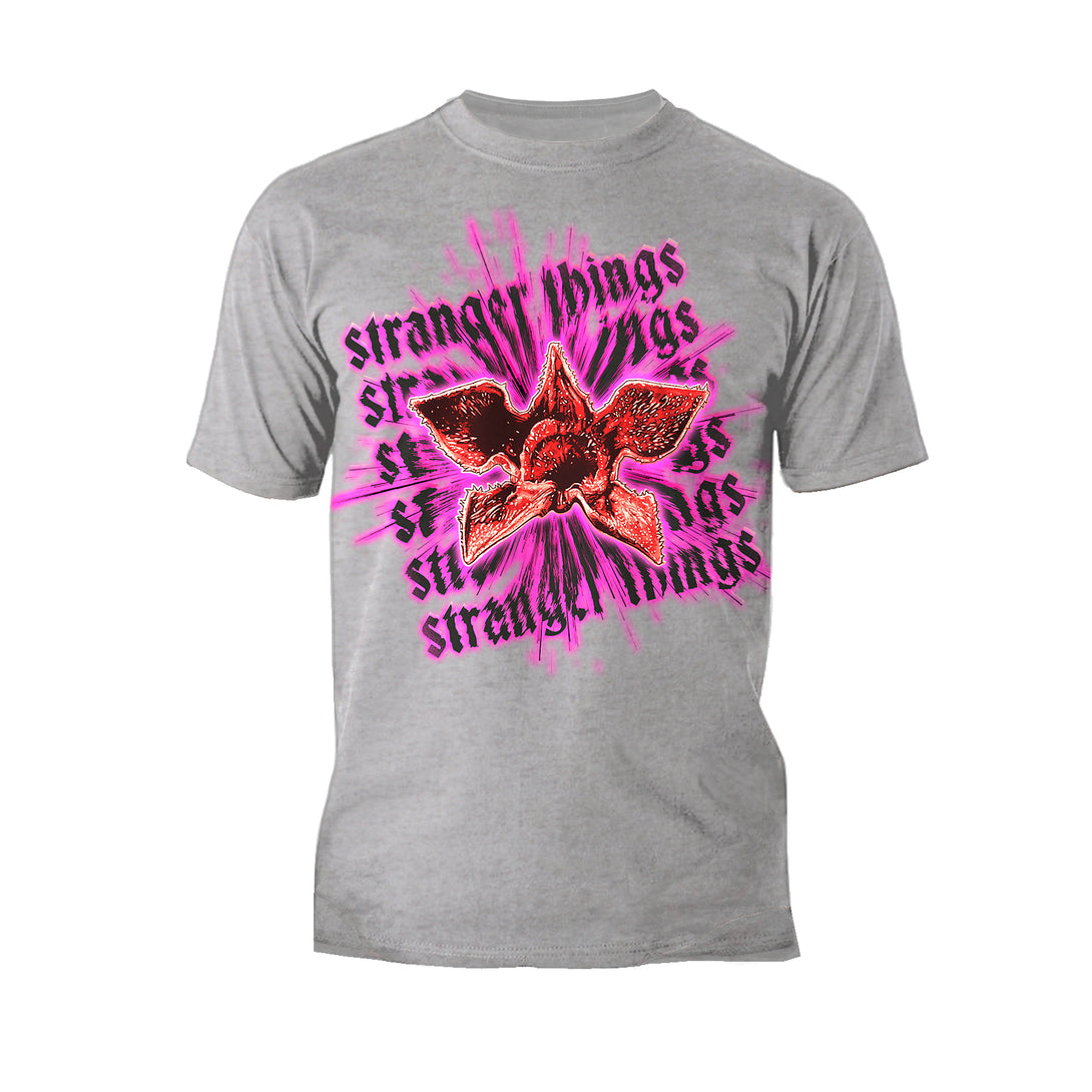Stranger Things Demogorgon Splash Head Men's T-Shirt Sports Grey - Urban Species