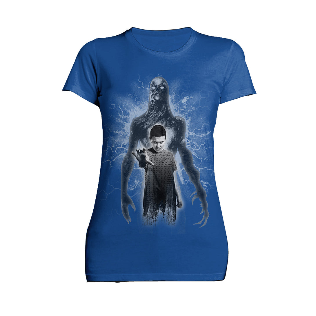 Stranger Things Eleven Vecna Mothergate Women's T-Shirt Blue - Urban Species