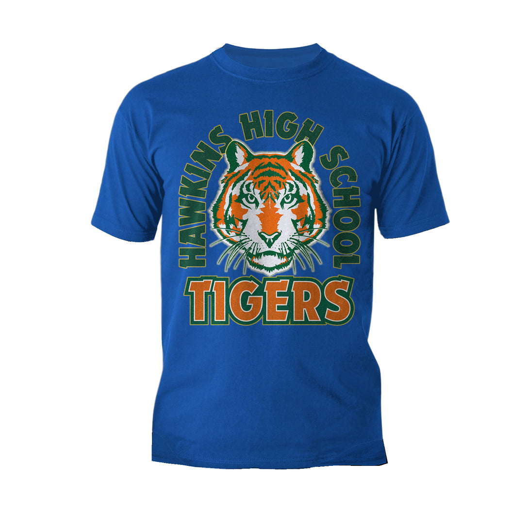 Stranger Things Hawkins High Tigers Stare Men's T-Shirt - Urban Species Mens Short Sleeved T-Shirt