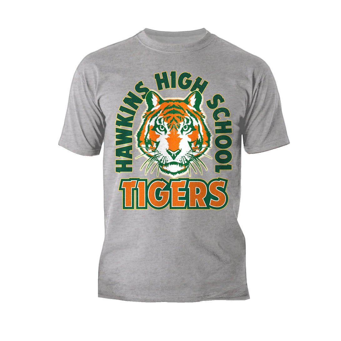 Stranger Things Hawkins High Tigers Stare Men's T-Shirt - Urban Species Mens Short Sleeved T-Shirt