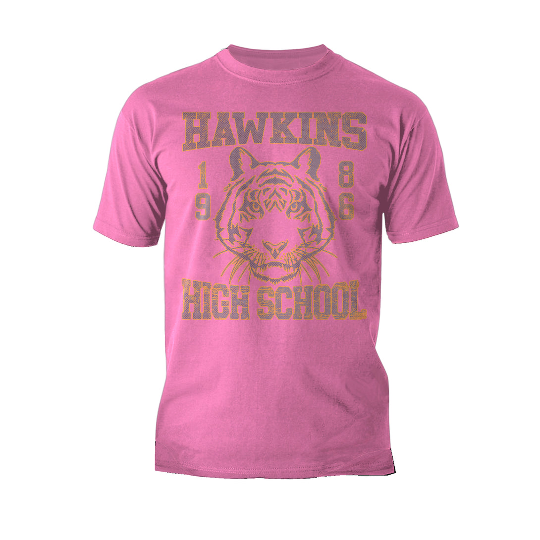 Stranger Things Hawkins High Tigers Varsity Retro Men's T-Shirt - Urban Species Mens Short Sleeved T-Shirt