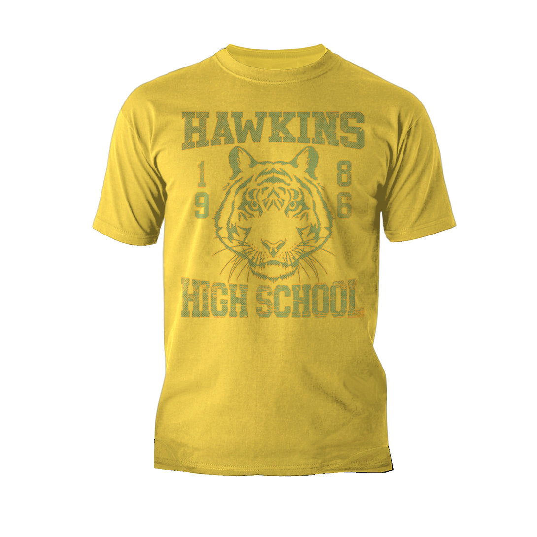 Stranger Things Hawkins High Tigers Varsity Retro Men's T-Shirt - Urban Species Mens Short Sleeved T-Shirt