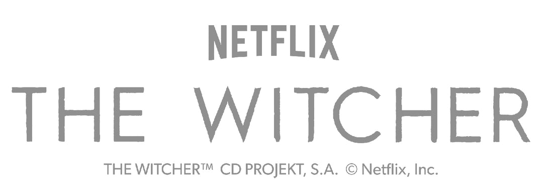The Witcher Logo Tattoo Wolf Official Sweatshirt Neck Print