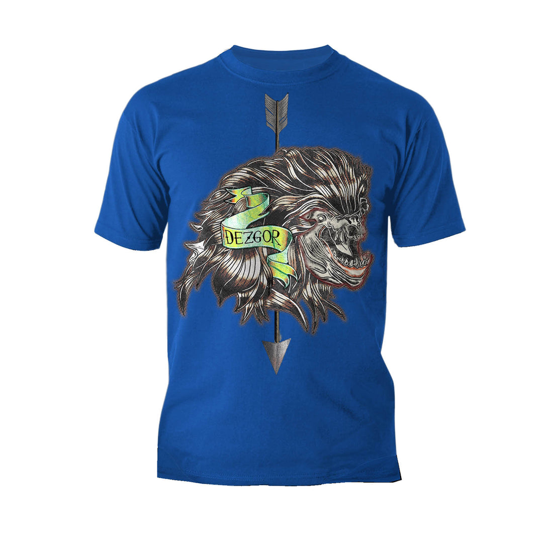 The Witcher Book of Beasts Dezgor Official Men's T-Shirt Blue - Urban Species