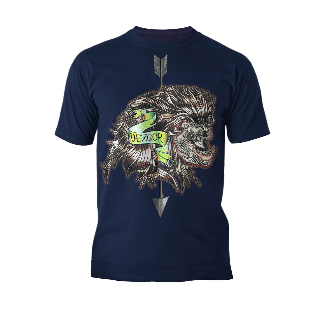 The Witcher Book of Beasts Dezgor Official Men's T-Shirt Navy - Urban Species