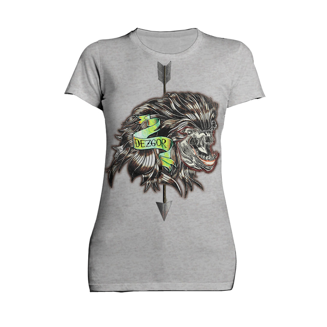 The Witcher Book of Beasts Dezgor Official Women's T-Shirt Sports Grey - Urban Species