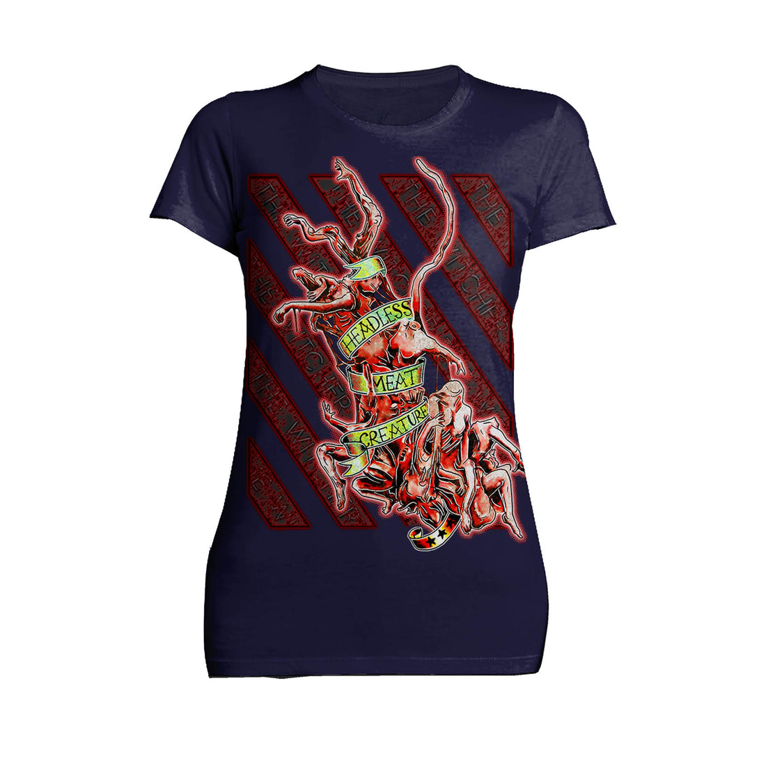 The Witcher Book of Beasts Headless Meat Creature Official Women's T-Shirt Navy - Urban Species