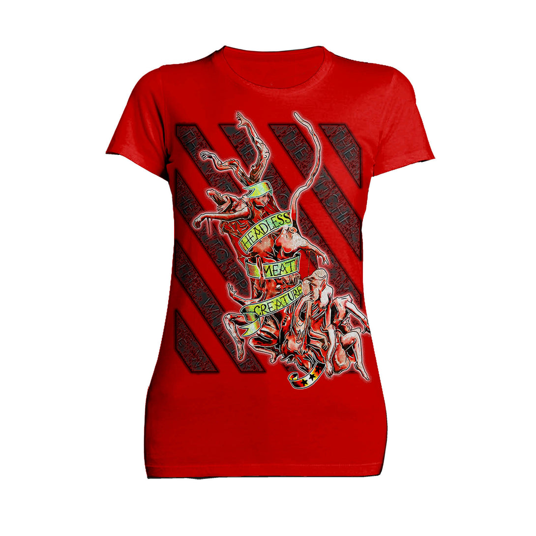 The Witcher Book of Beasts Headless Meat Creature Official Women's T-Shirt Red - Urban Species