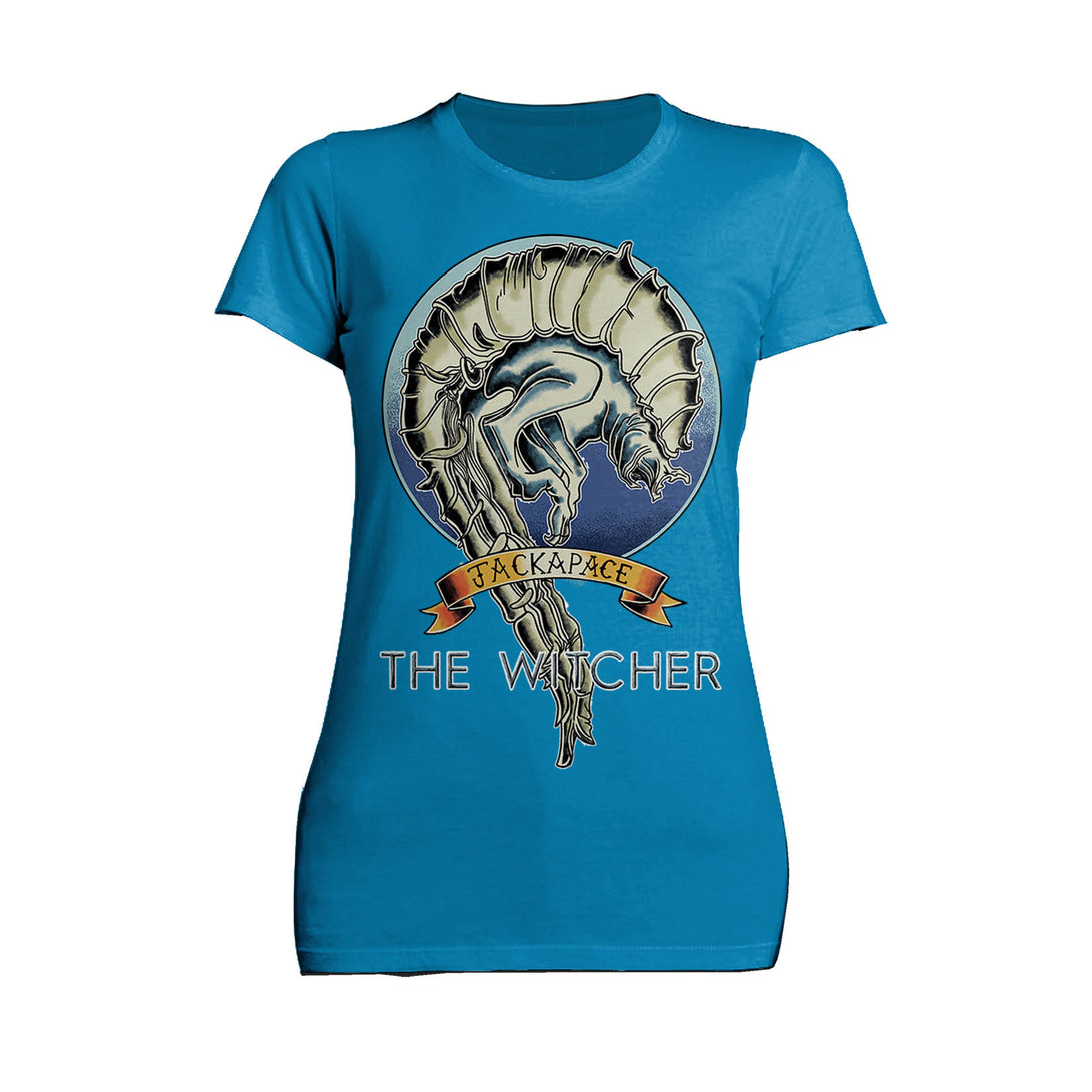 The Witcher Book of Beasts Jackapace Official Women's T-Shirt Turquoise - Urban Species