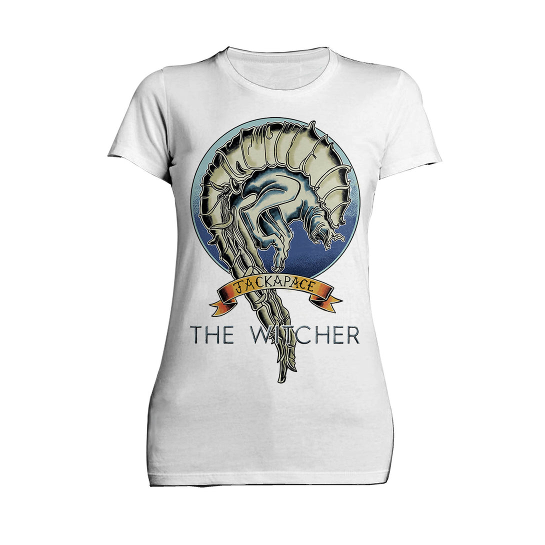 The Witcher Book of Beasts Jackapace Official Women's T-Shirt White - Urban Species