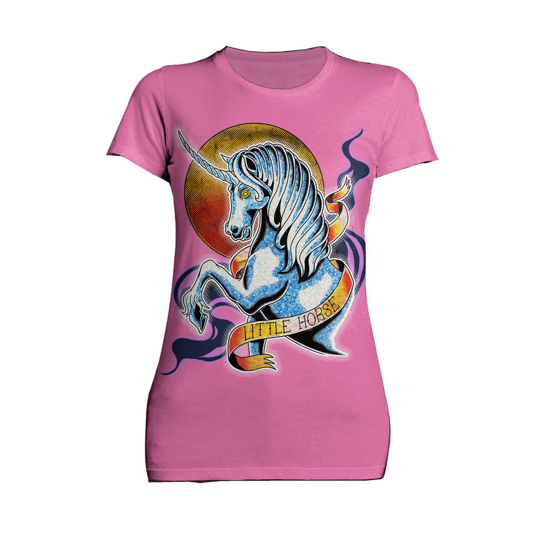 The Witcher Book of Beasts Little Horse Official Women's T-Shirt Pink - Urban Species