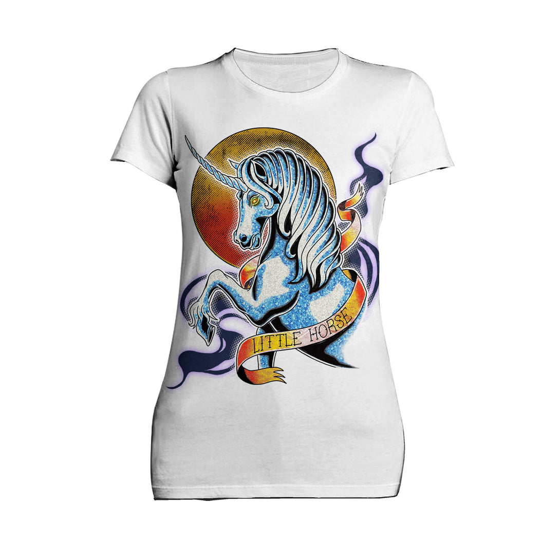 The Witcher Book of Beasts Little Horse Official Women's T-Shirt White - Urban Species