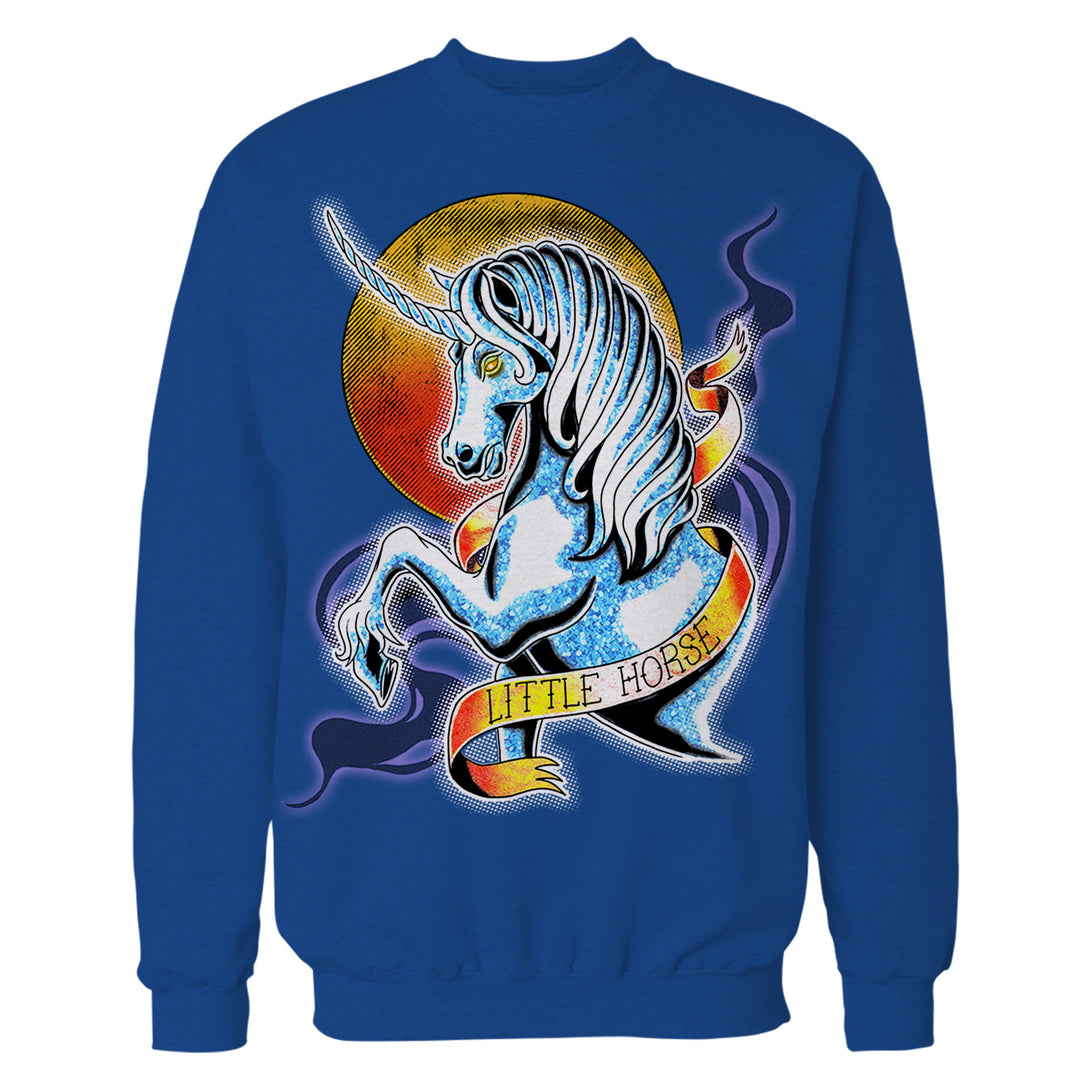 The Witcher Book of Beasts Little Horse Official Sweatshirt Blue - Urban Species