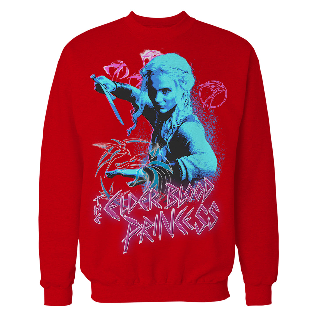 The Witcher Ciri Elder Blood Princess Official Sweatshirt Red - Urban Species