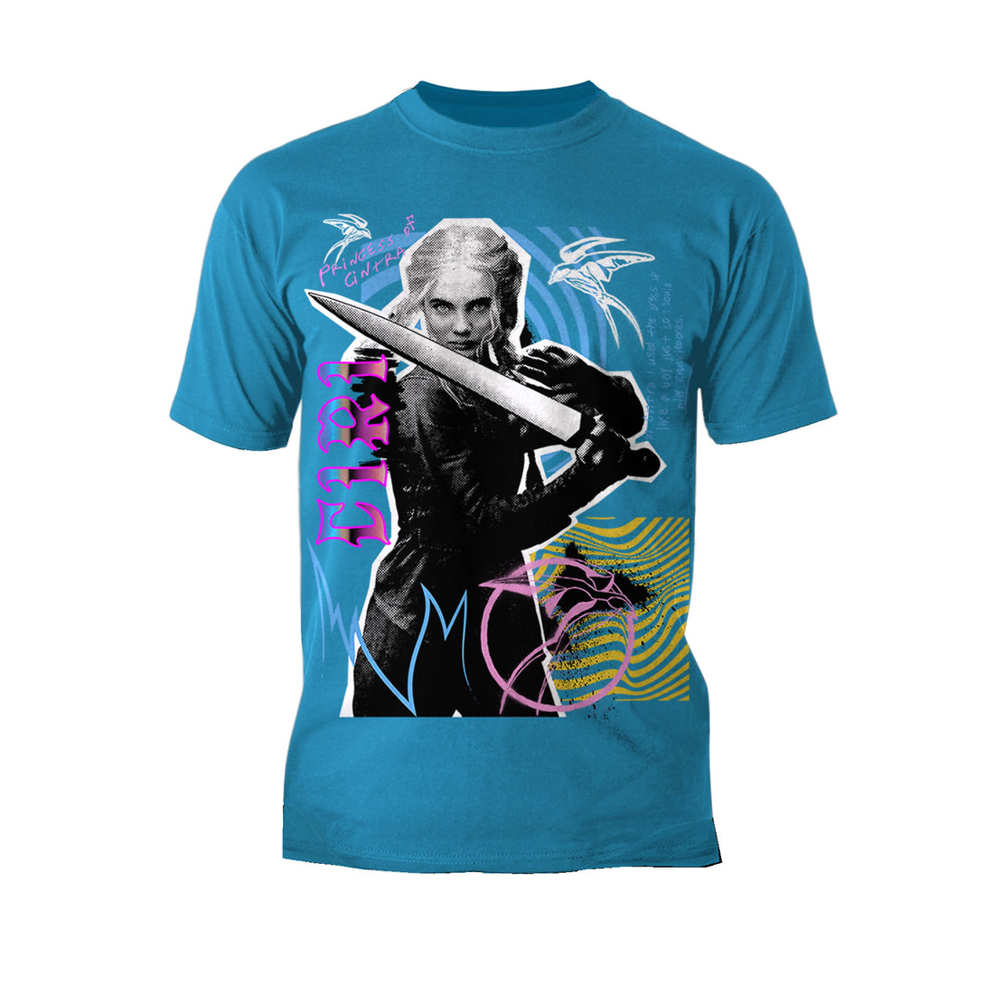 The Witcher Ciri Princess Cintra Official Men's T-Shirt Turquoise - Urban Species