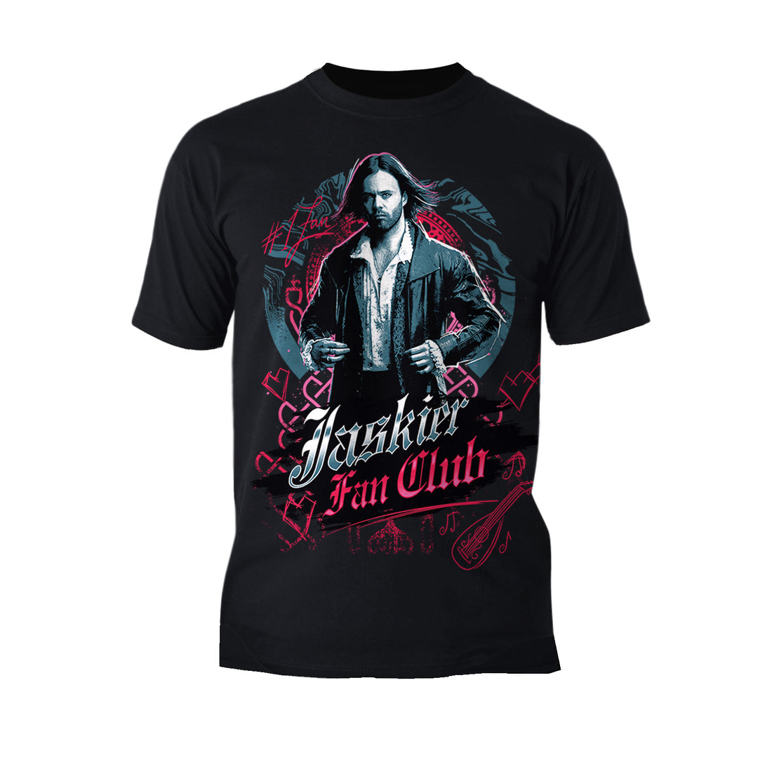 The Witcher Jaskier Splash Fan Club Official Men's T-Shirt Black