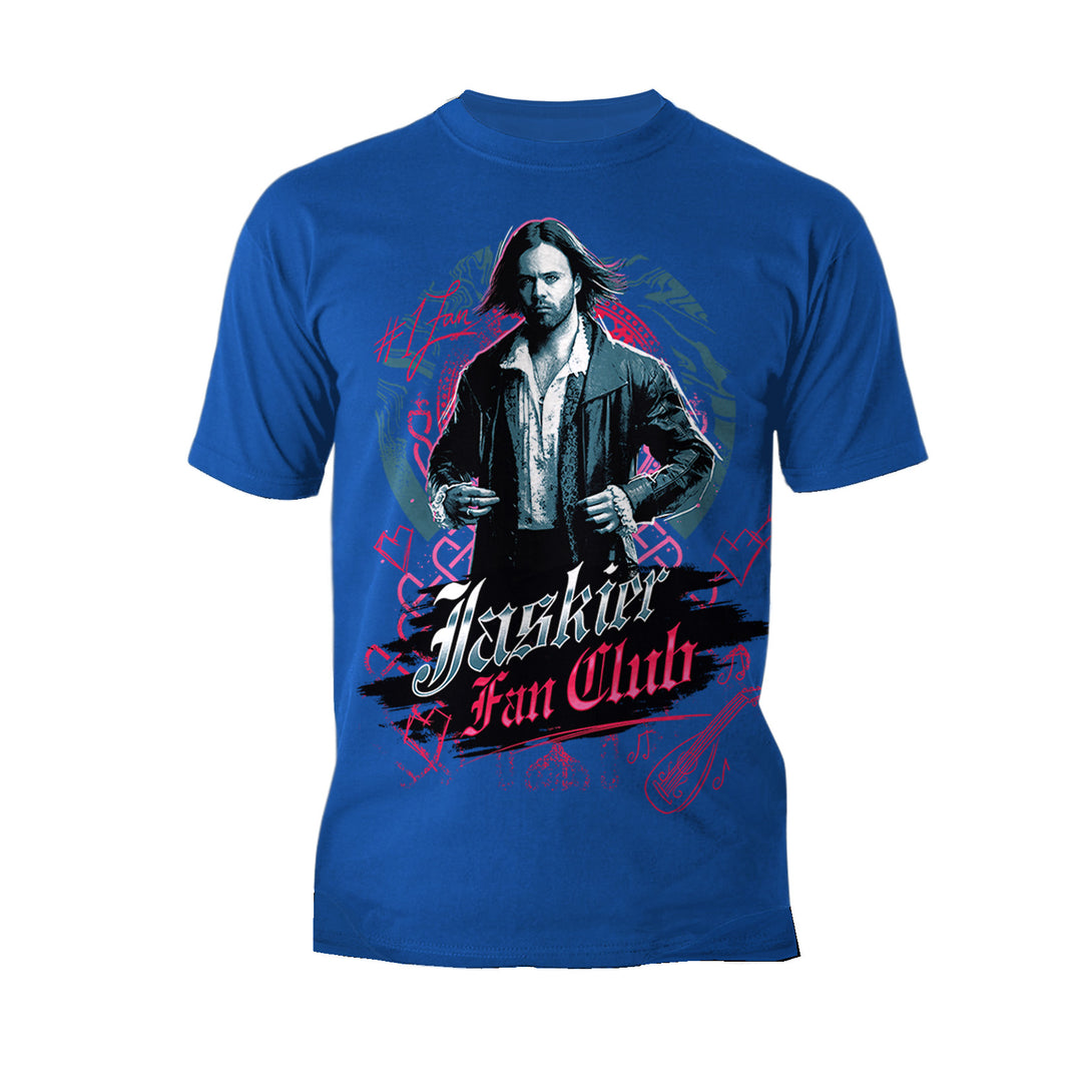 The Witcher Jaskier Splash Fan Club Official Men's T-Shirt Blue