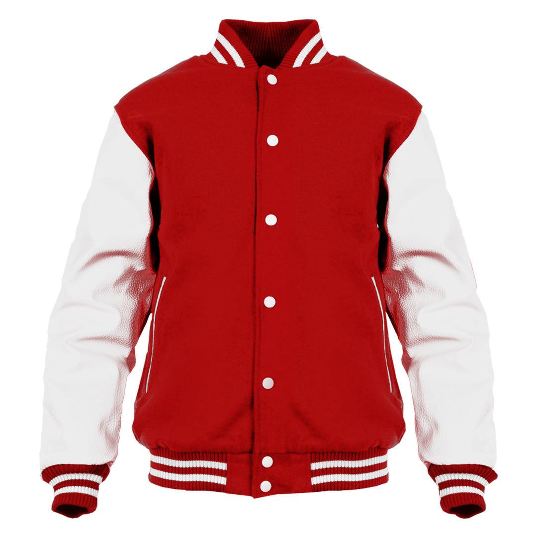 The Witcher Logo Tattoo Armour Official Varsity Jacket Red - Urban Species