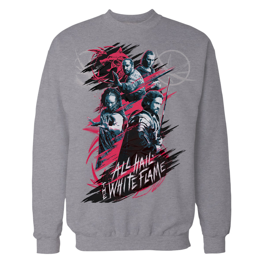 The Witcher Splash White Flame Official Sweatshirt Sports Grey - Urban Species