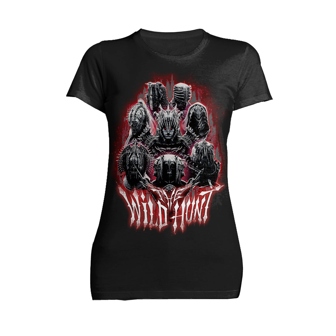 The Witcher Wild Hunt Riders Headshot Official Women's T-Shirt Black - Urban Species