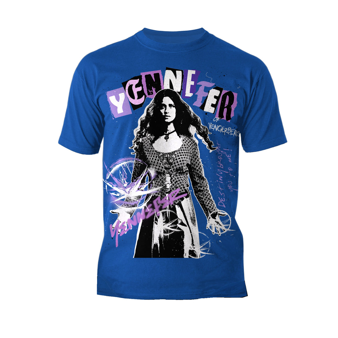 The Witcher Yennefer Punk Vengerberg Official Men's T-Shirt Blue - Urban Species