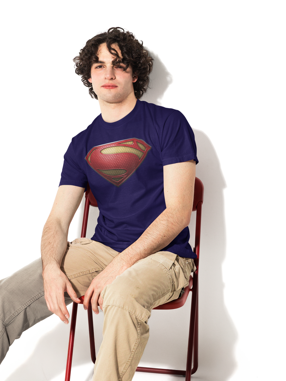 DC Comics Men's Superman Comic Strip T-Shirt - Weiß Merchandise DC Comics Men's Superman Comic Strip T-Shirt - Weiß Merchandise
