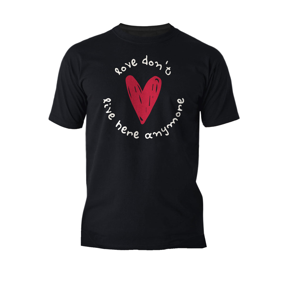 Anti Valentine Love Don't Live Here Men's T-shirt Black - Urban Species