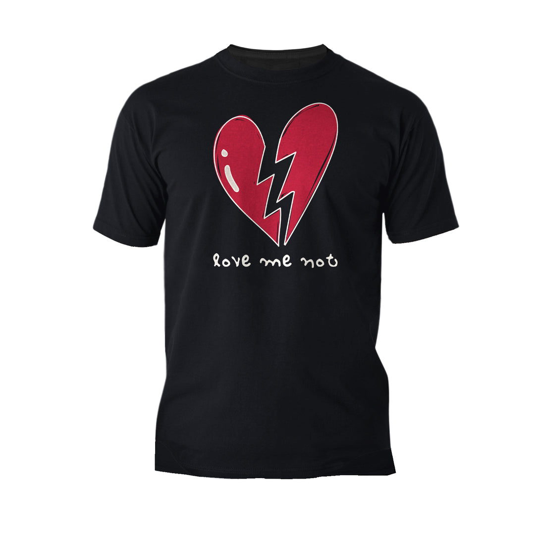 Anti Valentine Love Me Not Men's T-shirt Black - Urban Species