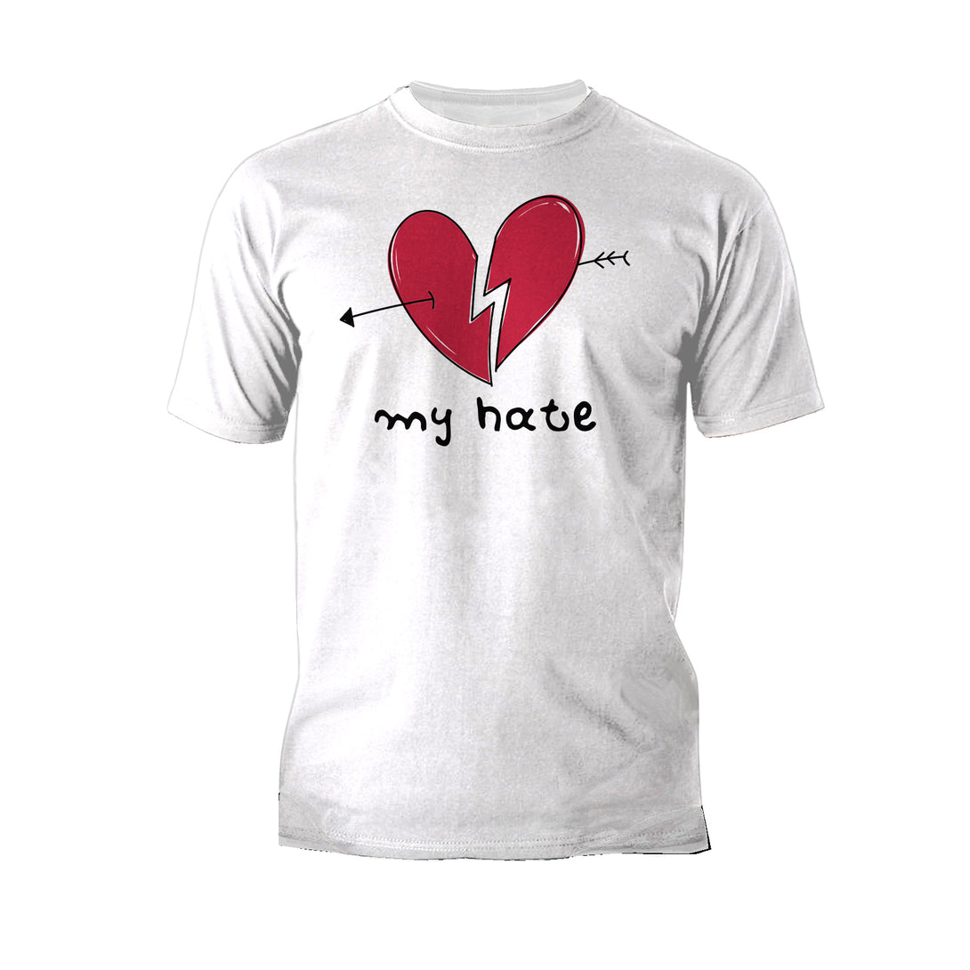 Anti Valentine My Hate Men's T-shirt White - Urban Species
