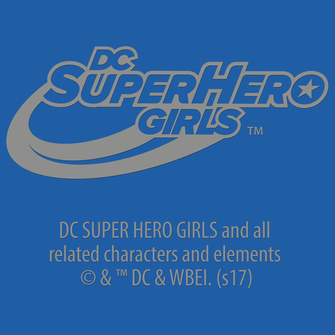 DC Comics Super Hero Girls Batgirl Pop Wow Framed Official Kid's T-Shirt (Royal Blue) - Urban Species Kids Short Sleeved T-Shirt