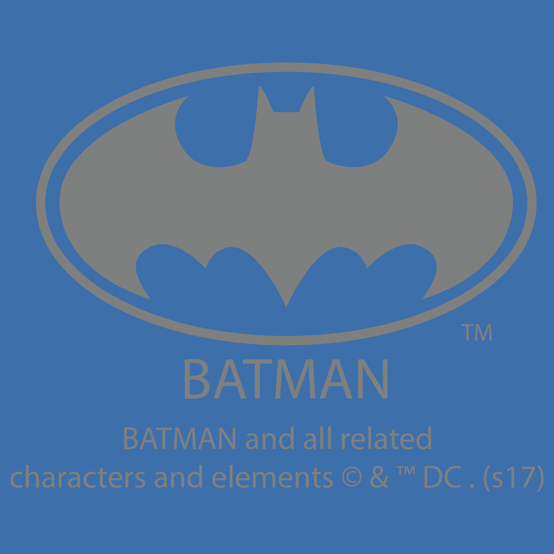 DC Comics Batman Pop Knight Official Kid's T-Shirt Blue - Urban Species Neck Print