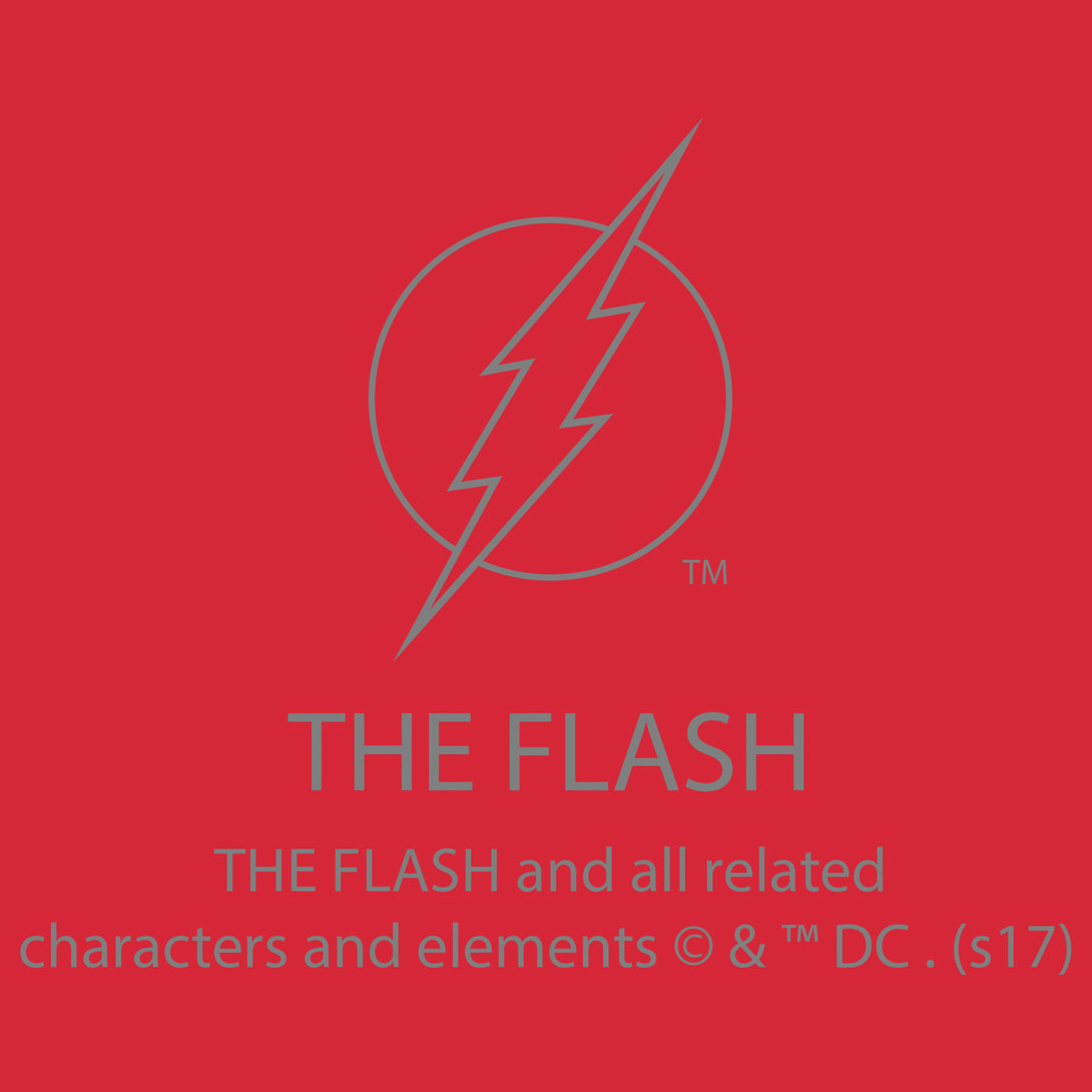 DC Comics Flash Logo Mask Official Kid's T-Shirt Neck Print