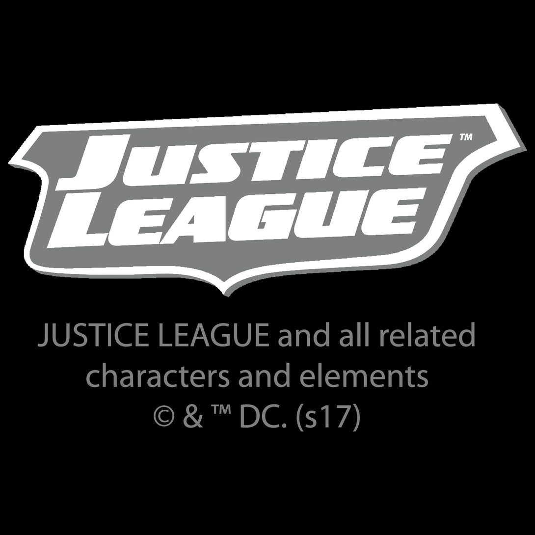 DC Comics Justice League JLA Classic Metallic Logo Official Women's T-shirt Neck Print