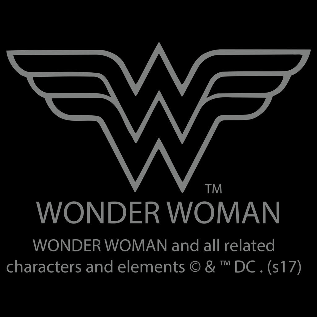 DC Comics Wonder Woman Cover 38 Xmas Official Women's T-shirt (Black) - Urban Species Ladies Short Sleeved T-Shirt