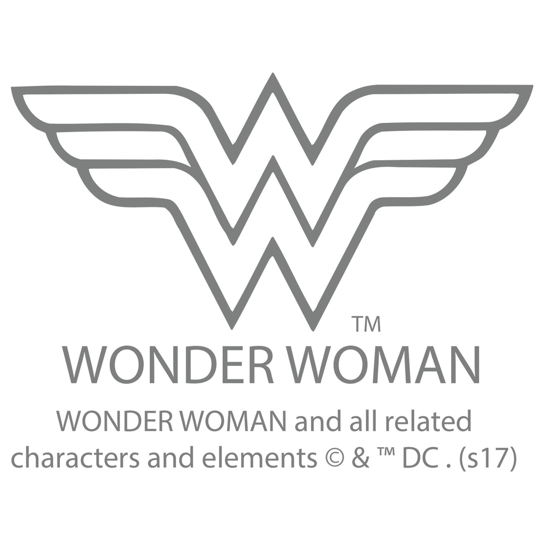 DC Comics Wonder Woman Girls Save World Official Neck Print