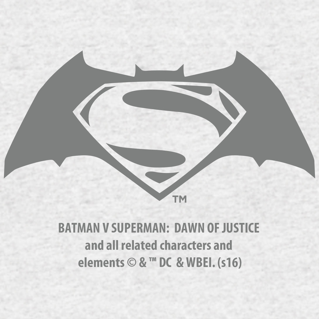 DC Batman V Superman Superman Splash Digi Cube Official Men's T-shirt Sports Grey - Urban Species Design Close Up Neck Print