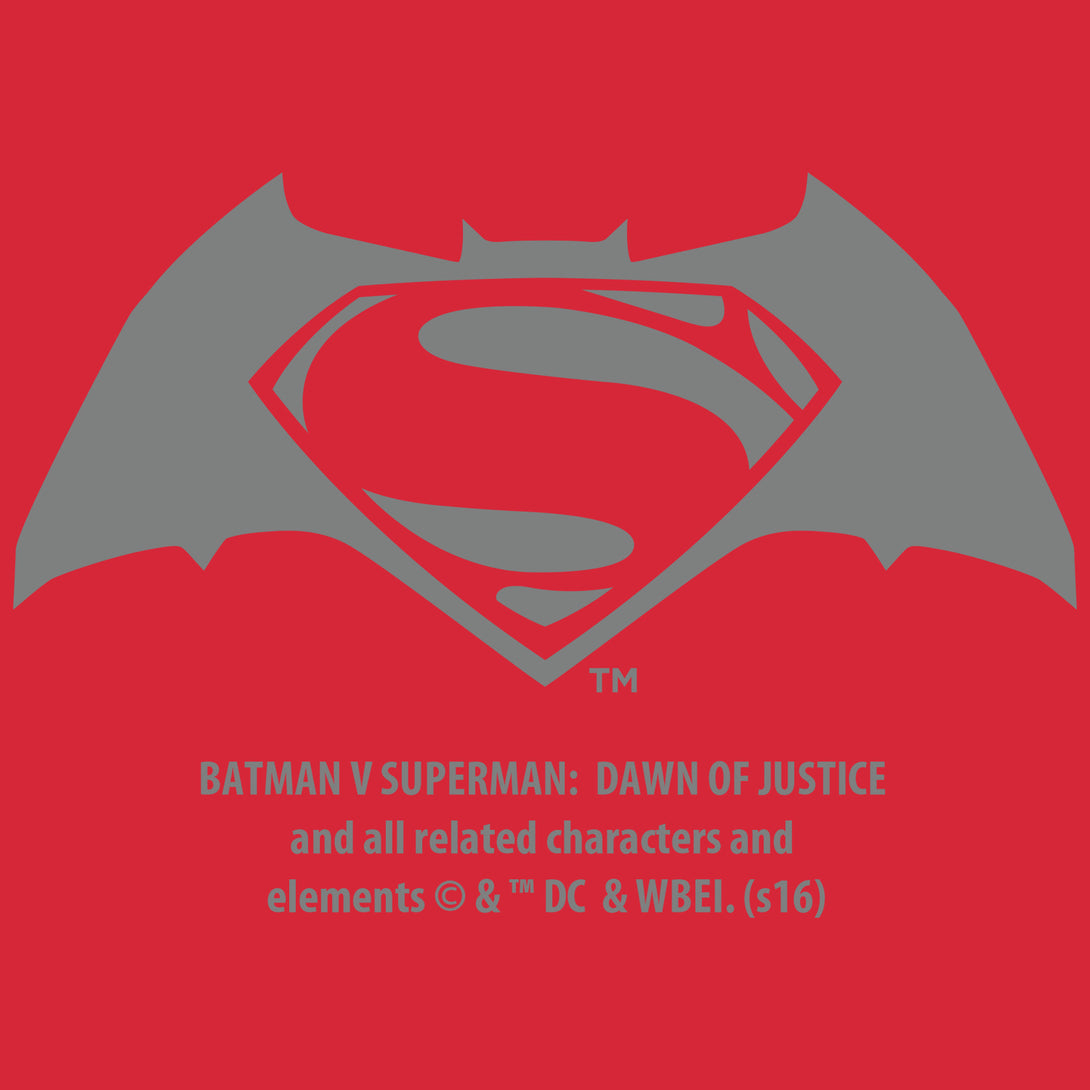 DC Batman V Superman Wonder Woman Splash Noir Official Men's T-shirt Red - Urban Species Neck Print
