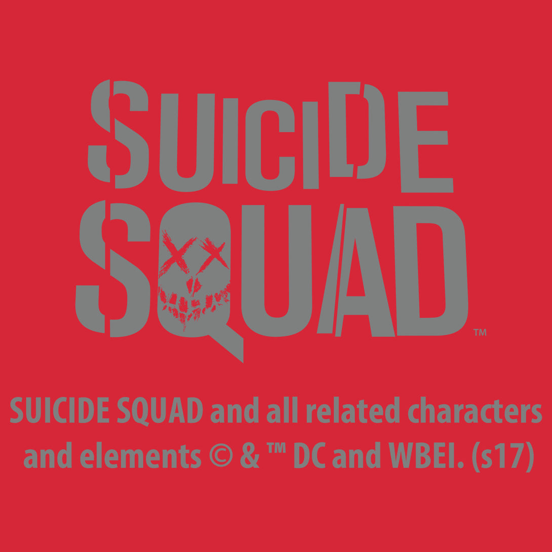 DC Suicide Squad Joker-Harley Quinn Collage Official Men's T-shirt (Red) - Urban Species Mens Short Sleeved T-Shirt