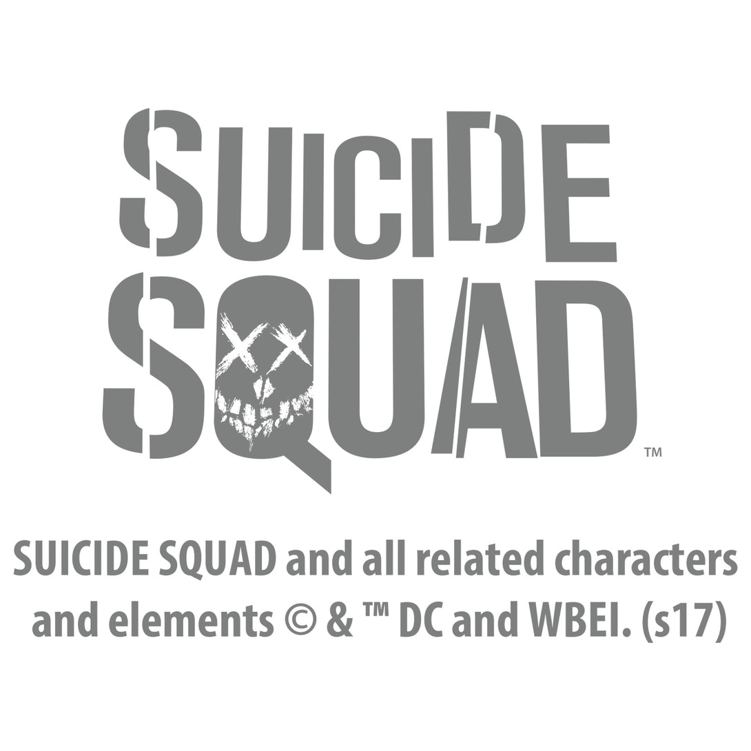 DC Suicide Squad Joker-Harley Quinn Collage Official Women's Long Tank Dress (White) - Urban Species Ladies Long Tank Dress