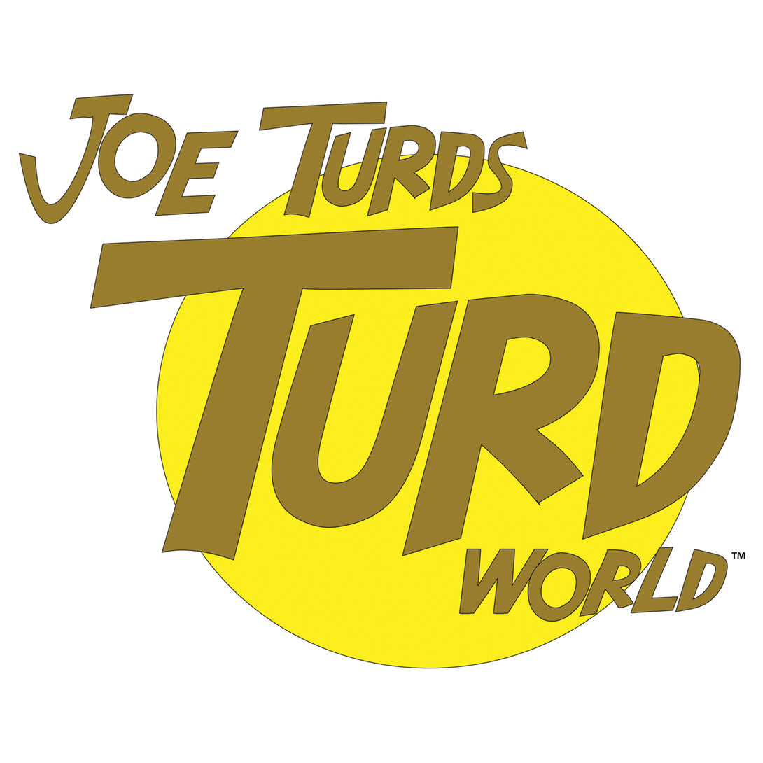 Joe Turds Lazy Sh#t Official Men's T-Shirt (White) - Urban Species Mens Short Sleeved T-Shirt