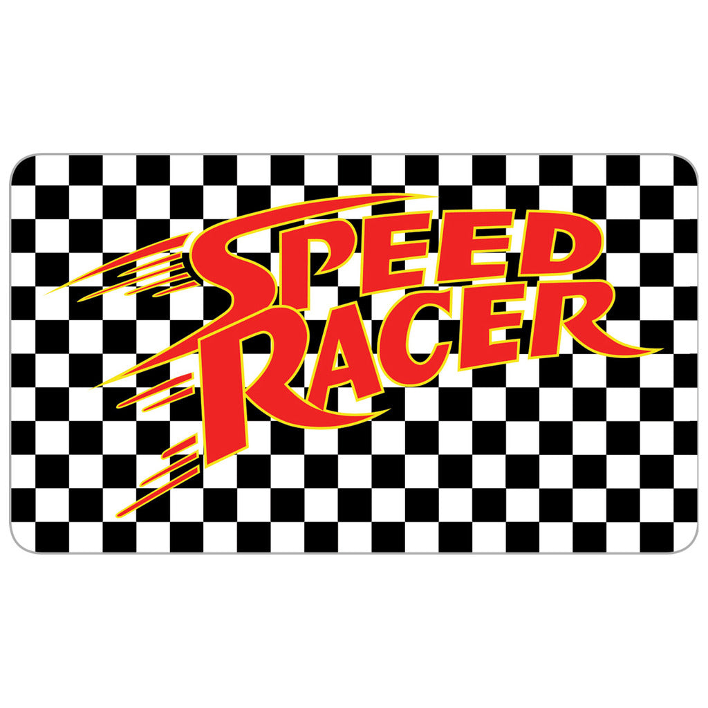 Speed Racer Checkered Green Official Women's T-shirt (Navy) - Urban Species Short Sleeved Men's T-shirt