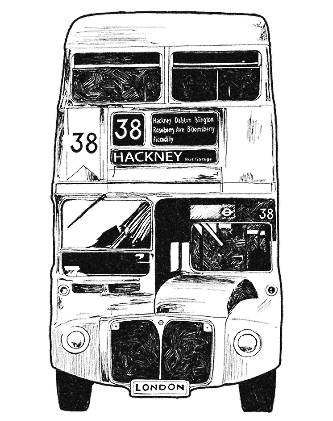 Close Up Urban Attitude London Calling 38 Hackney Women's T-shirt (White)